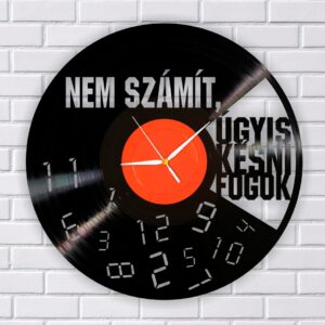 Úgy is késni fogok bakelit óra
